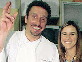 Adelaide Engler and French Chef Emmanuel Bassoleil (Brazil)