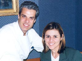 Adelaide Engler and French Chef Eric Ripert (USA)